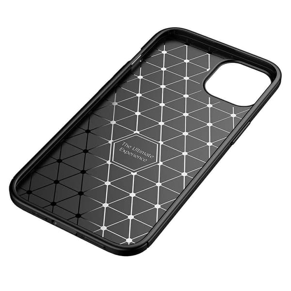 Carbon Fiber mobilskal till Apple iPhone 13 Mini - Svart