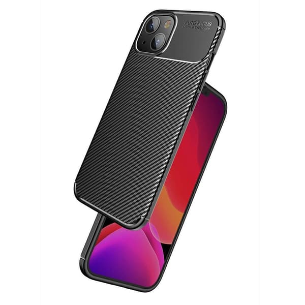 Carbon Fiber mobilskal till Apple iPhone 13 Mini - Svart