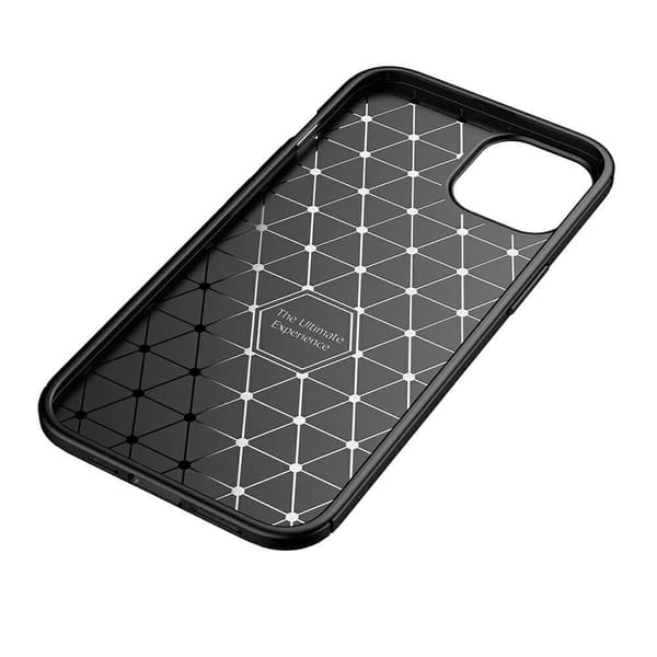 Carbon Fiber mobilskal till Apple iPhone 13 Mini - Brun