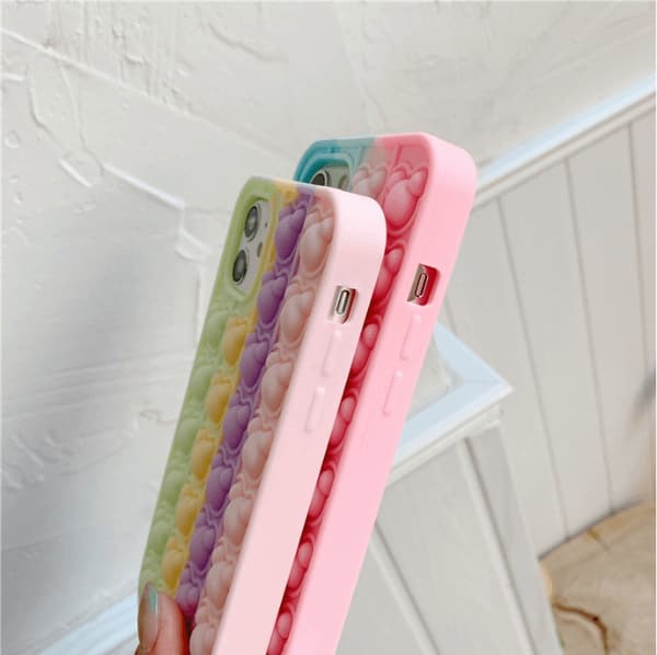 Panda Pop it Fidget Multicolor Skal till iPhone 13 Pro Max - Lila
