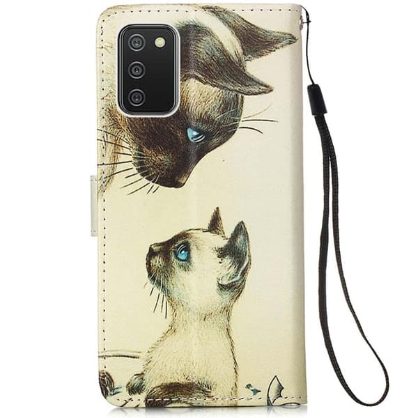 Lompakkokotelo Samsung Galaxy A03s - Kissat
