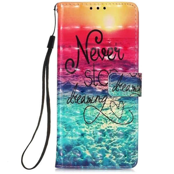 Lompakkokotelo Samsung Galaxy A03s - Never Stop Dreaming