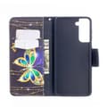Pikkukuva 2 / 4: Lompakkokotelo Samsung Galaxy S21 FE - Kultainen Perhonen