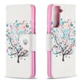 Pikkukuva 4 / 4: Lompakkokotelo Samsung Galaxy S21 FE - Värikäs Puu