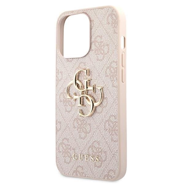 Guess Big Metall Logo Skal iPhone 13 Pro Max - Rosa