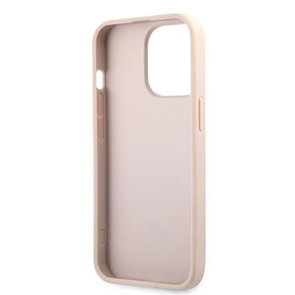 Guess Big Metall Logo Skal iPhone 13 Pro Max - Rosa