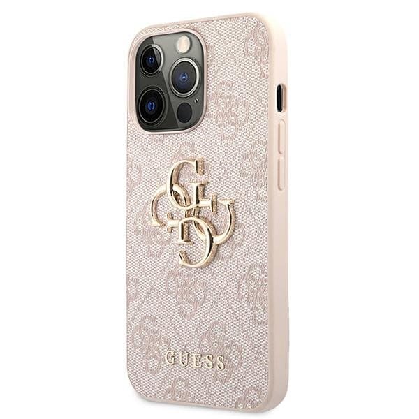 Guess Big Metall Logo Skal iPhone 13 Pro Max - Rosa