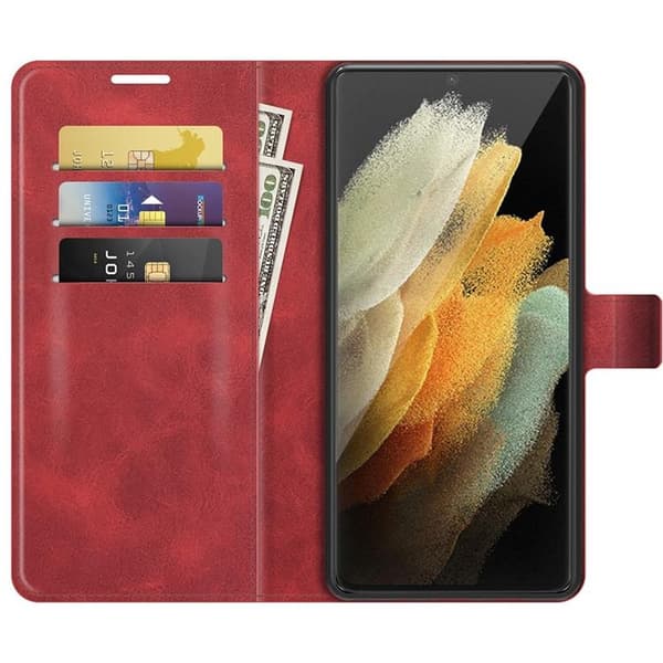 Flip Folio Fodral Galaxy S22 Plus - Röd