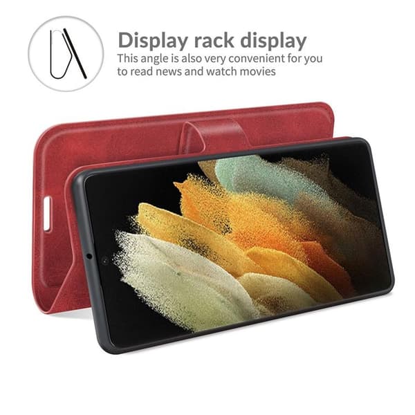 Flip Folio Fodral Galaxy S22 Plus - Röd