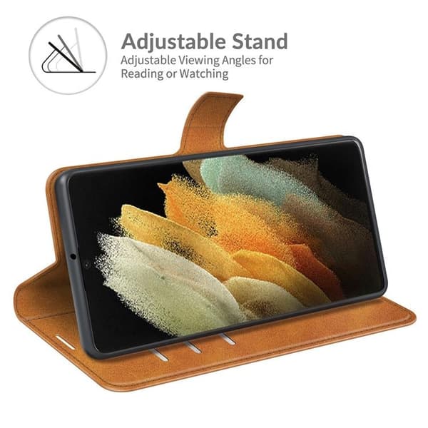 Flip Folio Fodral Galaxy S22 Plus - Ljusbrun