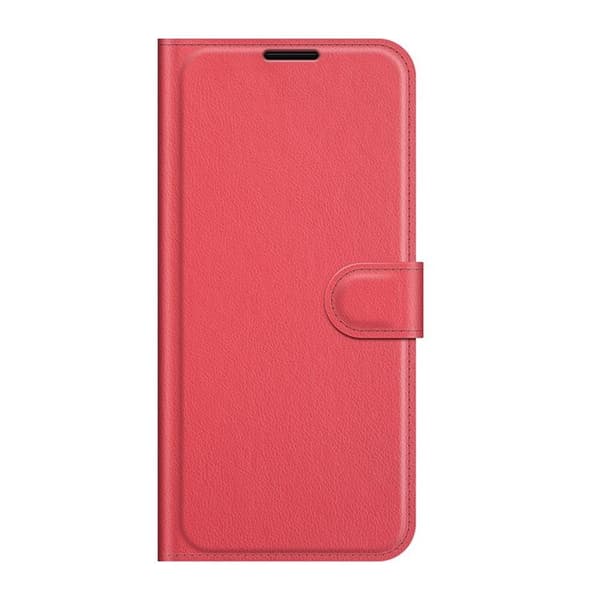 Litchi Magnetic Fodral Galaxy S22 Ultra 5G - Röd
