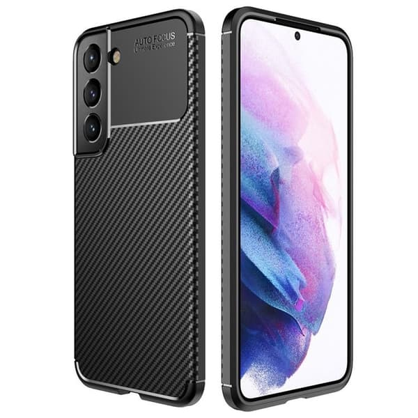 Carbon Fiber Skal Galaxy S22 Plus 5G - Svart