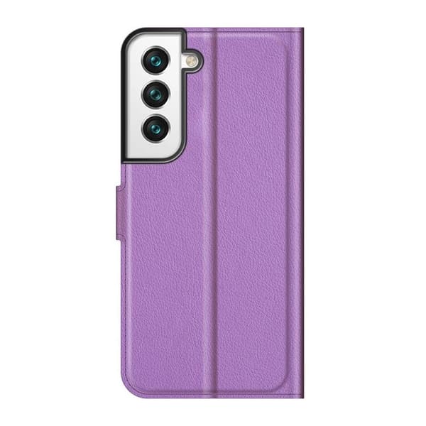 Litchi Magnetic Fodral Galaxy S22 Plus 5G - Lila