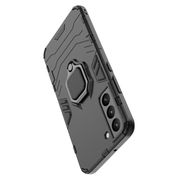 Ring Holder Kickstand Skal Galaxy S22 Plus 5G - Svart