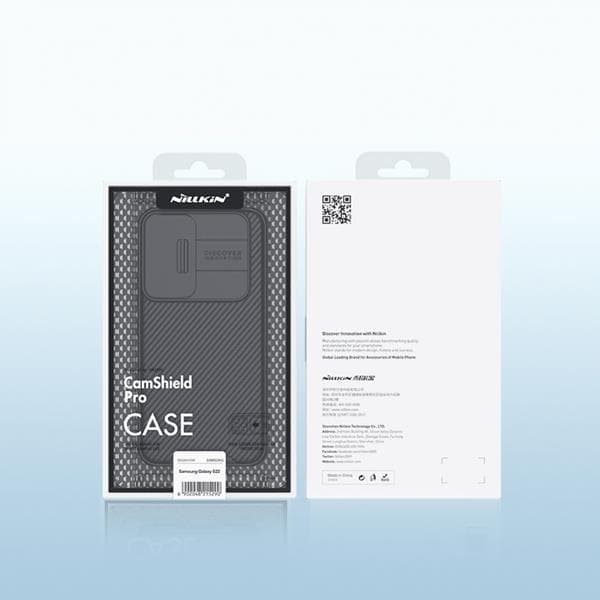 Nillkin Camshield Pro Skal Galaxy S22 Plus - Svart