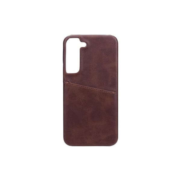 Onsala Läder Kortficka Skal Galaxy S22 Plus - Brun