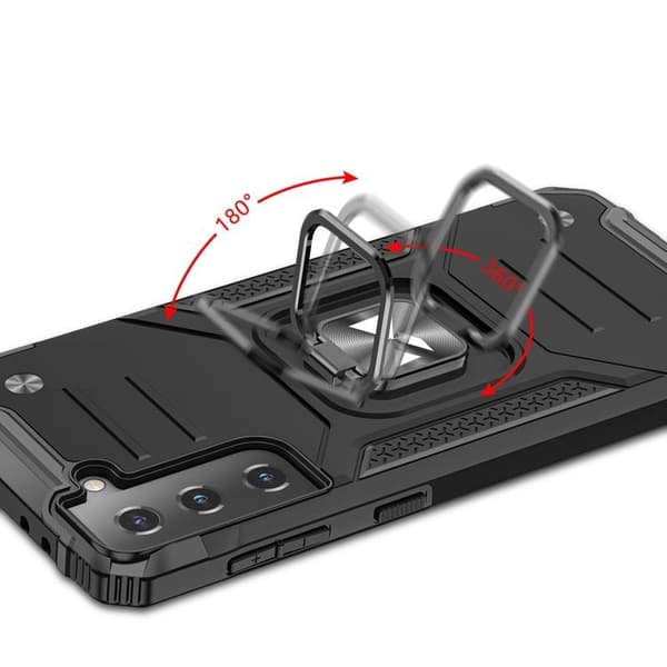 Wozinsky Ring Armor Skal Galaxy S22 Plus - Blå