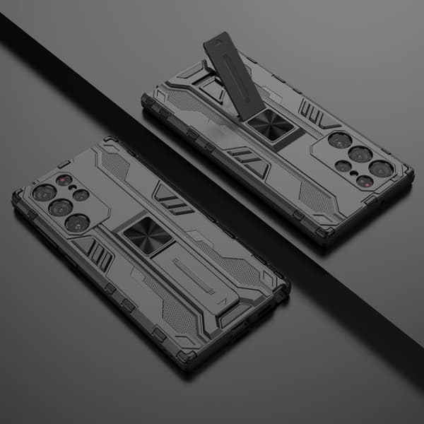 ShockProof Kickstand Skal Galaxy S22 - Svart