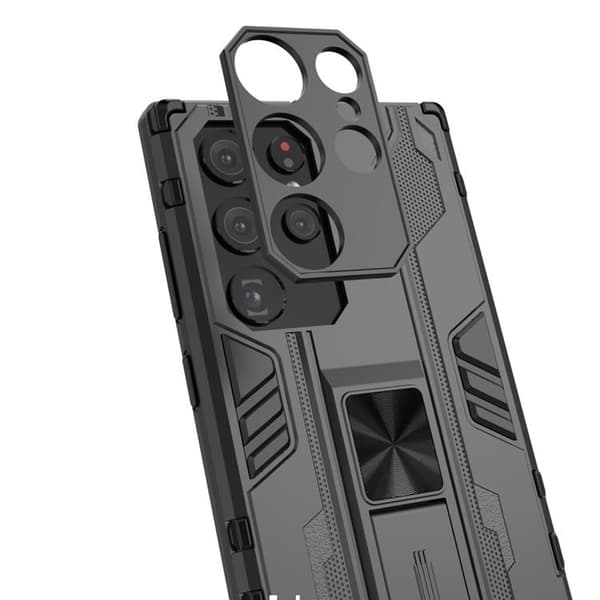 ShockProof Kickstand Skal Galaxy S22 - Svart