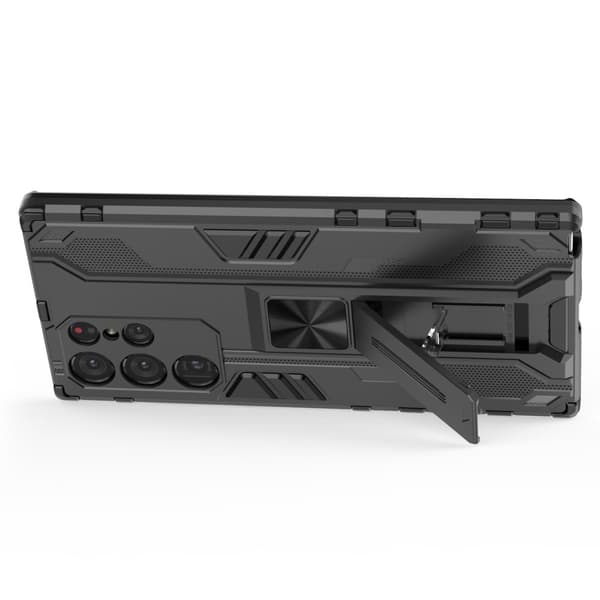 ShockProof Kickstand Skal Galaxy S22 - Svart