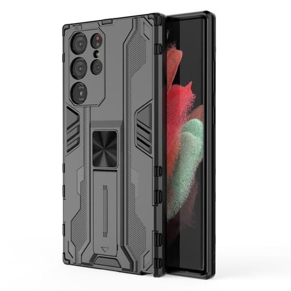 ShockProof Kickstand Skal Galaxy S22 - Svart