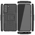 Miniatyrbild 9 av 9: Tire Texture Kickstand Skal Galaxy S22 5G - Svart
