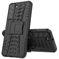 Miniatyrbild 2 av 9: Tire Texture Kickstand Skal Galaxy S22 5G - Svart