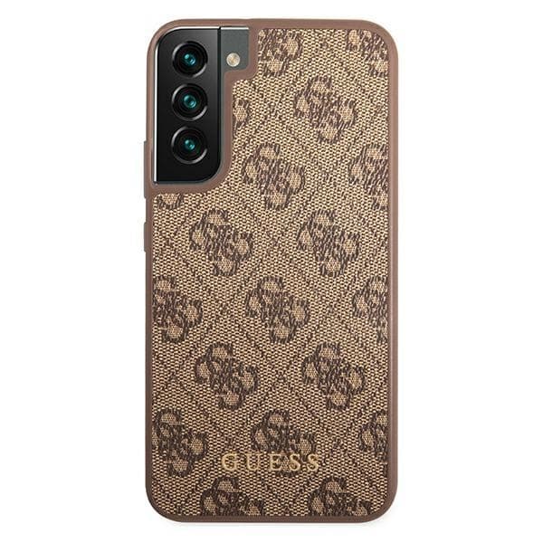 Guess Big Metall Logo Skal Galaxy S22 - Brun