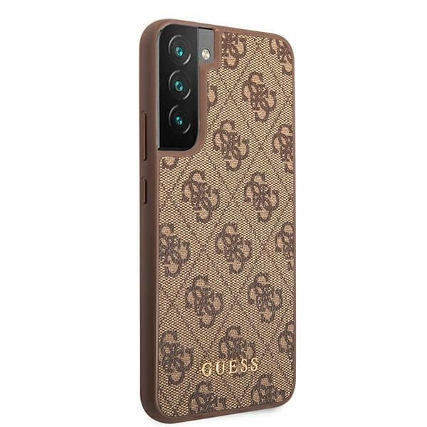 Guess Big Metall Logo Skal Galaxy S22 - Brun