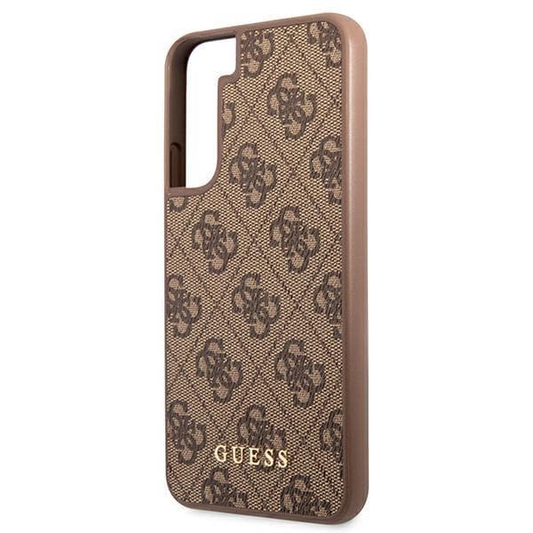 Guess Big Metall Logo Skal Galaxy S22 - Brun