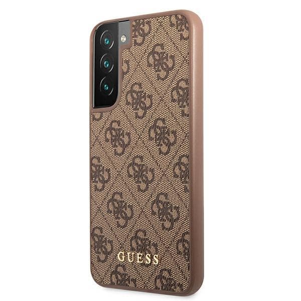 Guess Big Metall Logo Skal Galaxy S22 - Brun