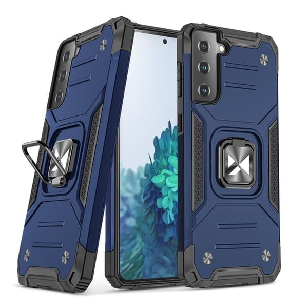 Wozinsky Ring Armor Skal Galaxy S22 - Blå