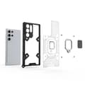 Miniatyrbild 5 av 9: Ring Kickstand Skal Galaxy S22 Ultra 5G - Vit