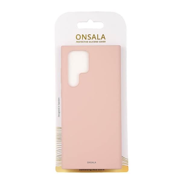 Onsala Silikon Skal Galaxy S22 Ultra - Sand Rosa