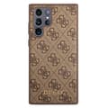 Miniatyrbild 3 av 7: Guess Metall Gold Logo Skal Galaxy S22 Ultra - Brun