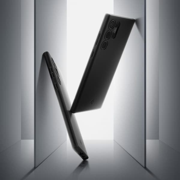 Spigen Thin Fit Skal Galaxy S22 Ultra - Svart
