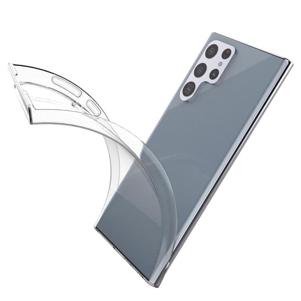 Ultra Clear Gel Skal Galaxy S22 Ultra - Transparent