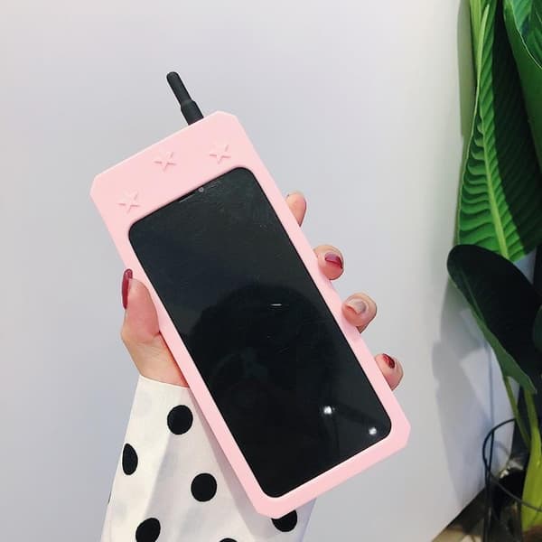 Retro Skal iPhone 7/8/SE 2020 - Svart