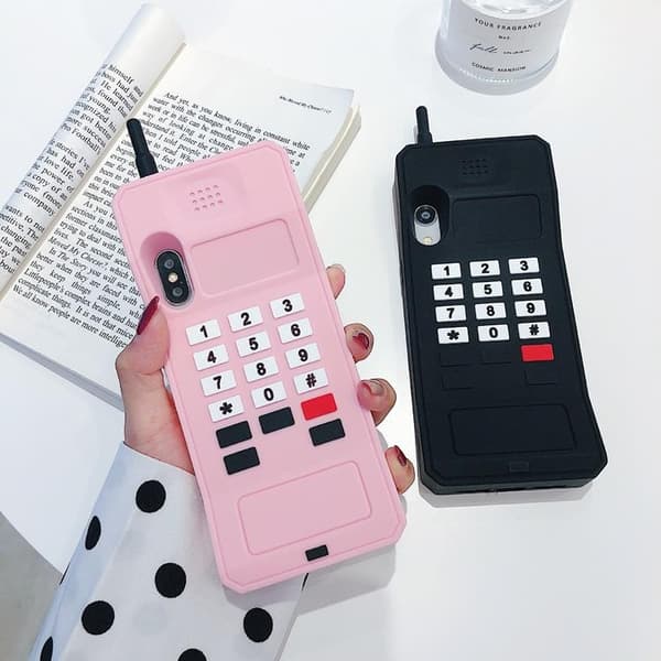 Retro Skal iPhone 7/8/SE 2020 - Svart