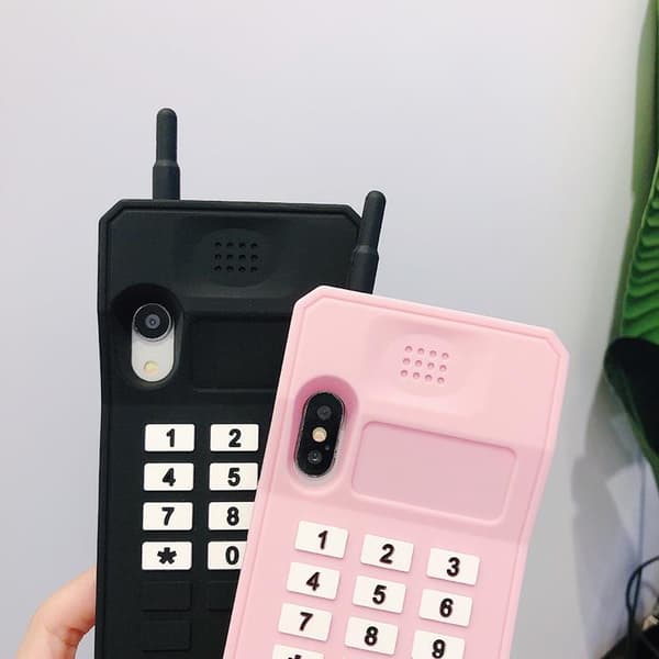 Retro Skal iPhone 7/8/SE 2020 - Svart