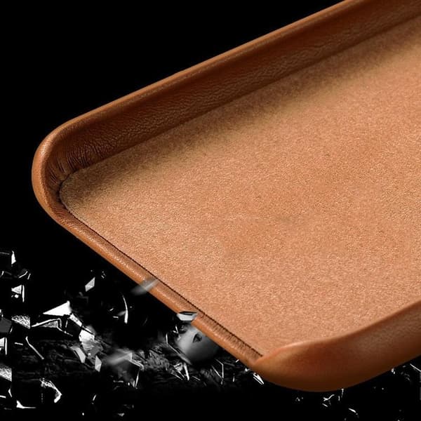 ECO Läder Skal iPhone 12 Pro Max - Marinblå