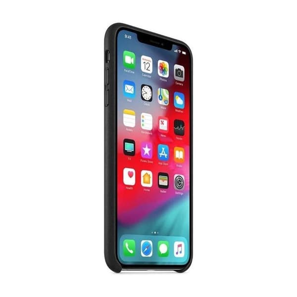 ECO Läder Skal iPhone 12 Pro Max - Marinblå