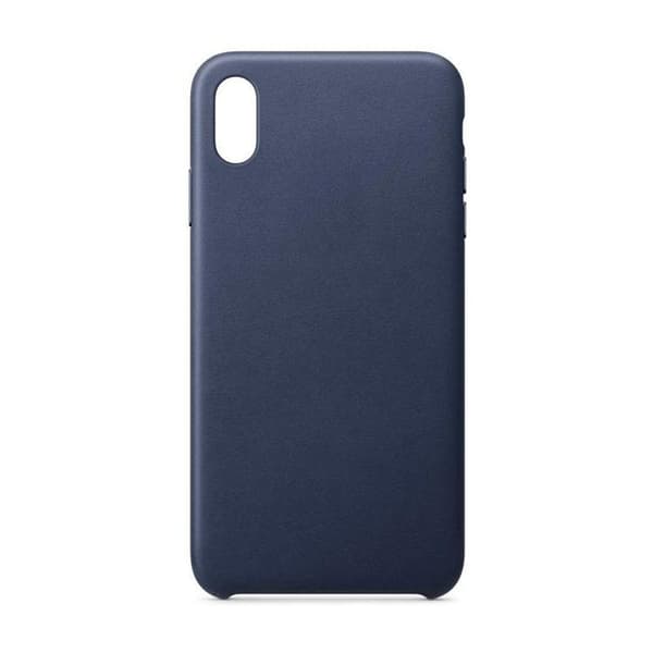 ECO Läder Skal iPhone 12 Pro Max - Marinblå