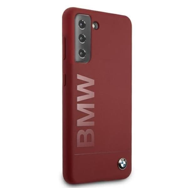 BMW Silicone Signature Logo Skal Galaxy S21 5G - Röd