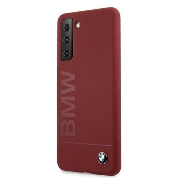 BMW Silicone Signature Logo Skal Galaxy S21 5G - Röd