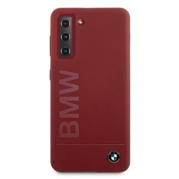 BMW Silicone Signature Logo Skal Galaxy S21 5G - Röd
