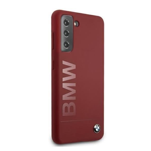 BMW Silicone Skal Signature Logo Galaxy S21 Plus 5G - Röd