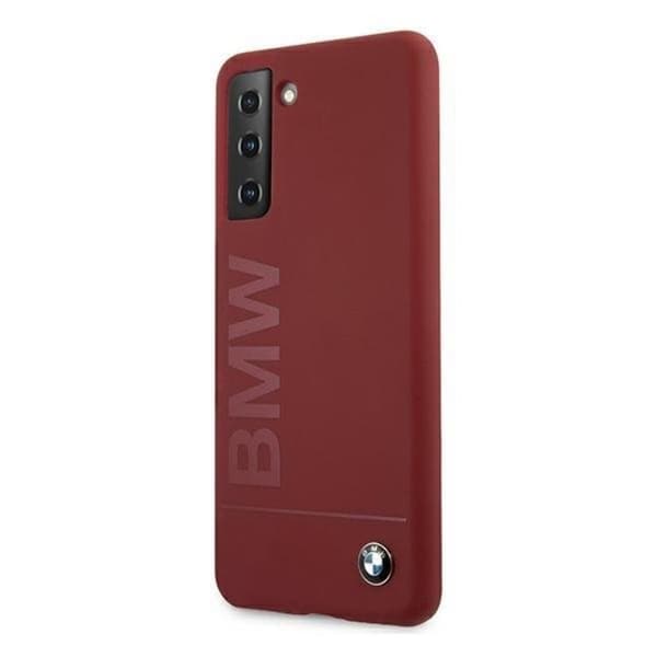 BMW Silicone Skal Signature Logo Galaxy S21 Plus 5G - Röd