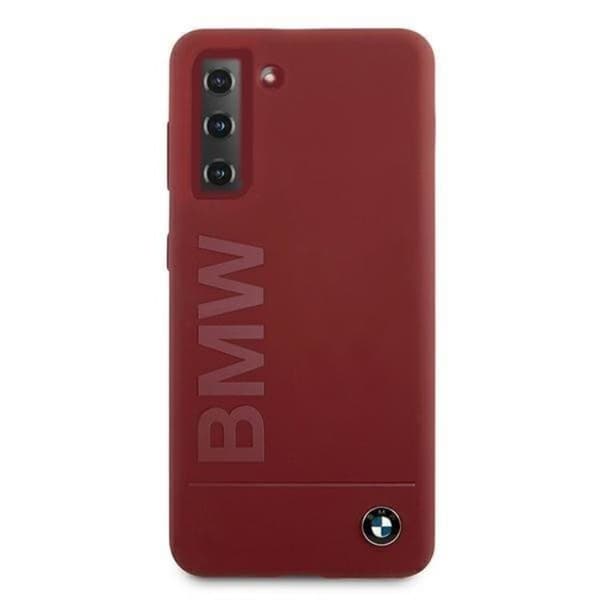BMW Silicone Skal Signature Logo Galaxy S21 Plus 5G - Röd