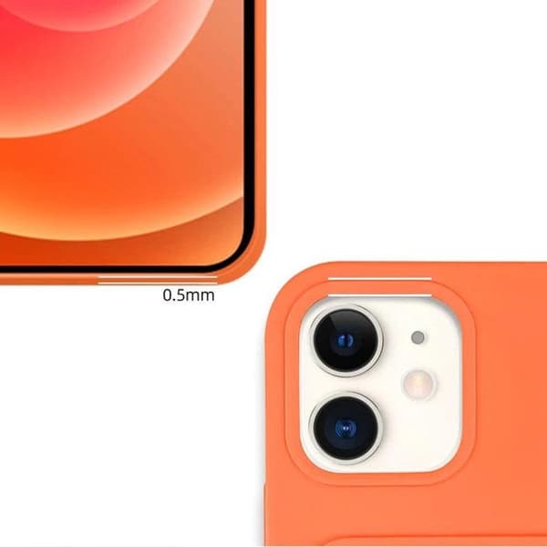 Silicone Korthållare Skal Xiaomi Redmi 10X 4G / Redmi Note 9 - Röd